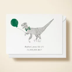 A Dinosaur and His Balloon
