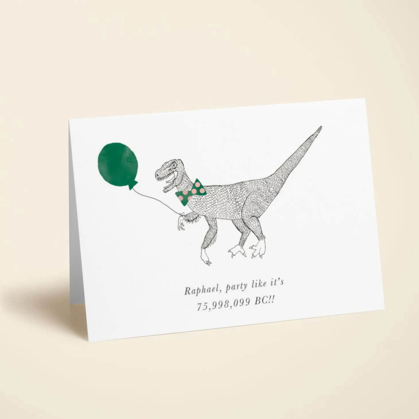 A Dinosaur and His Balloon