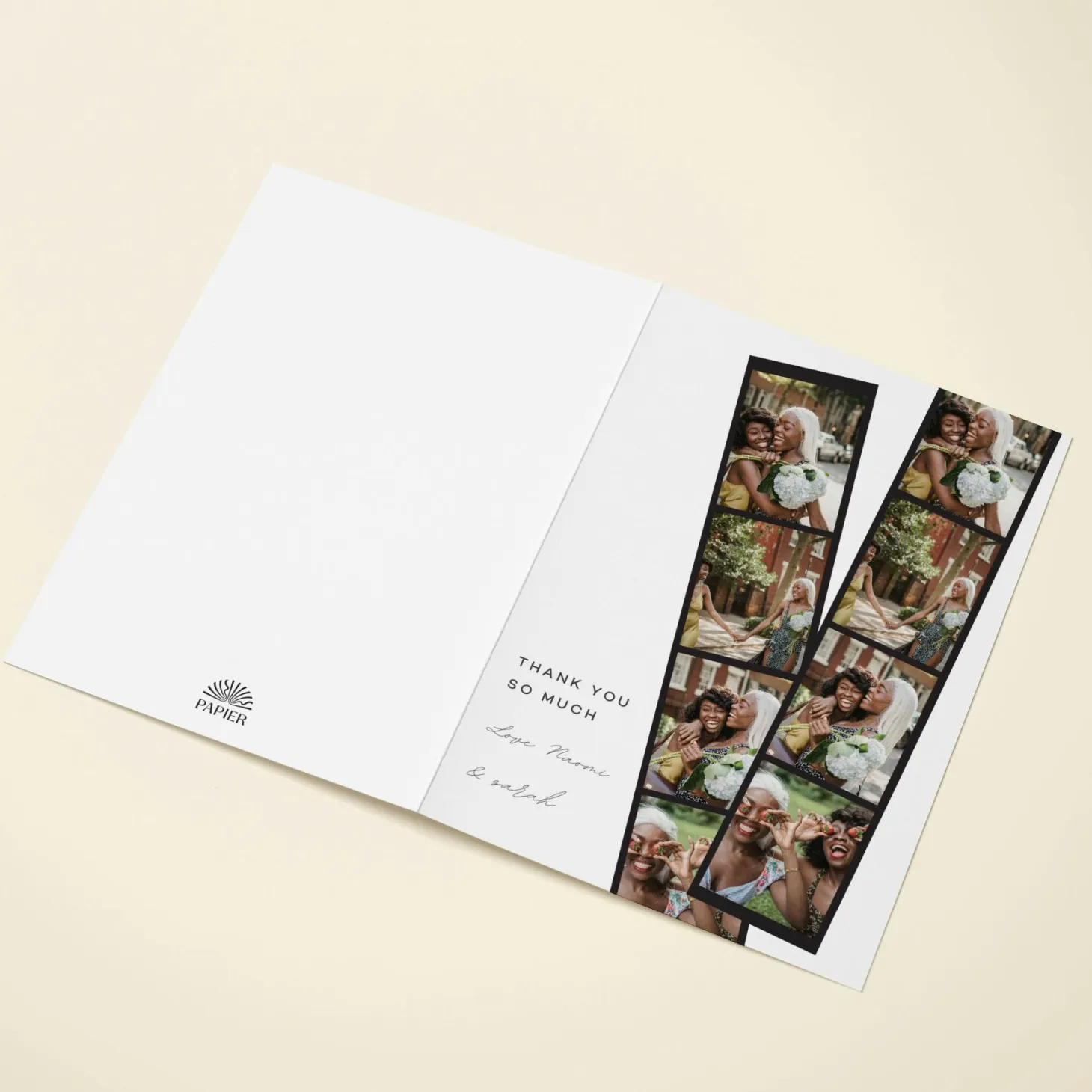 Big Thank You Photo Strip