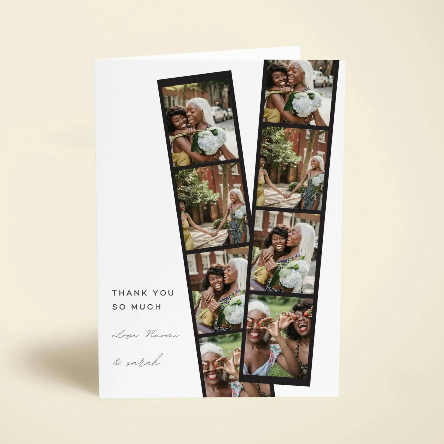 Big Thank You Photo Strip
