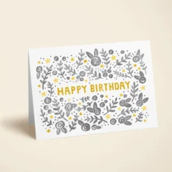 Birthday Florals & Stars