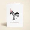 Birthday Zebra