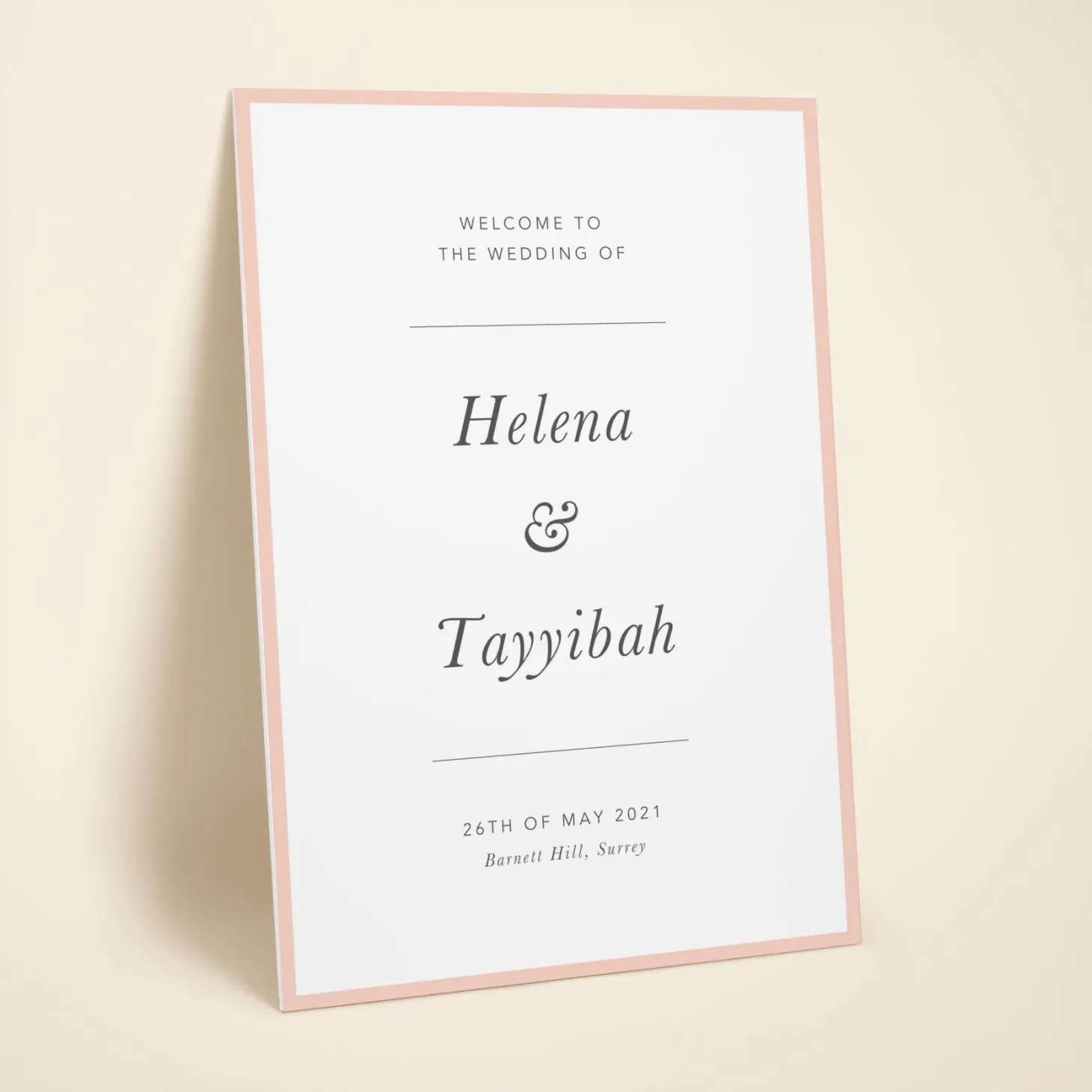 Blush Border