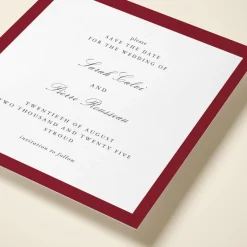 Burgundy Border