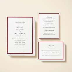 Burgundy Border
