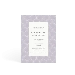 Deco Purple Scallop