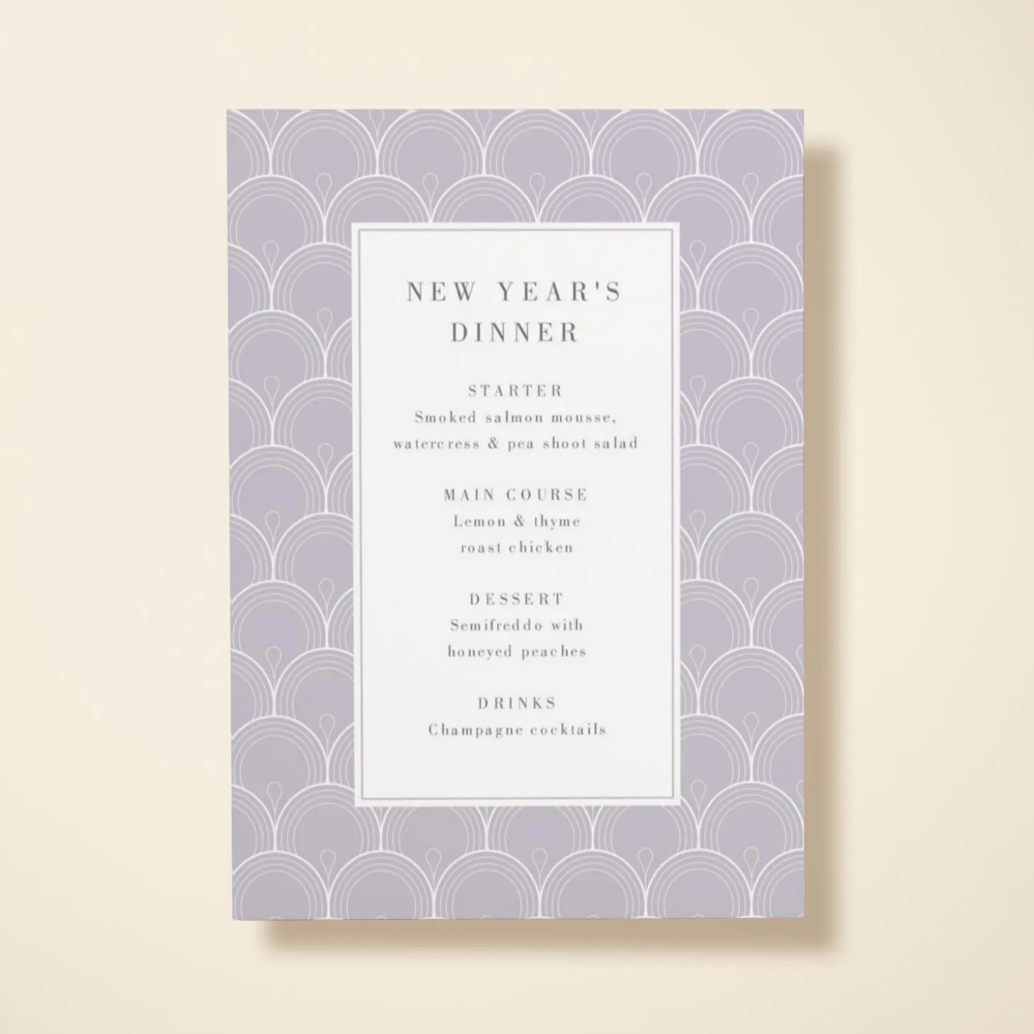 Deco Purple Scallop