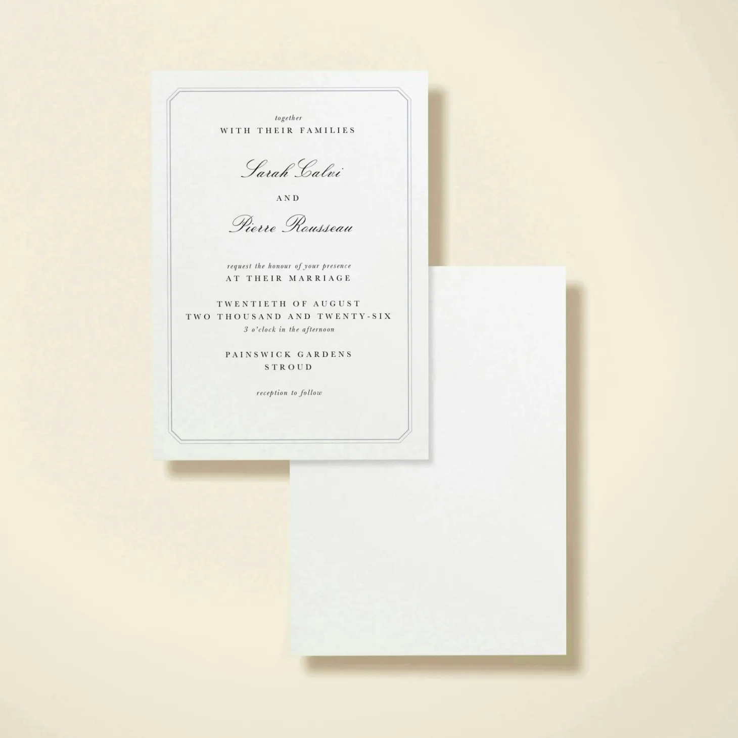Elegant Double Border