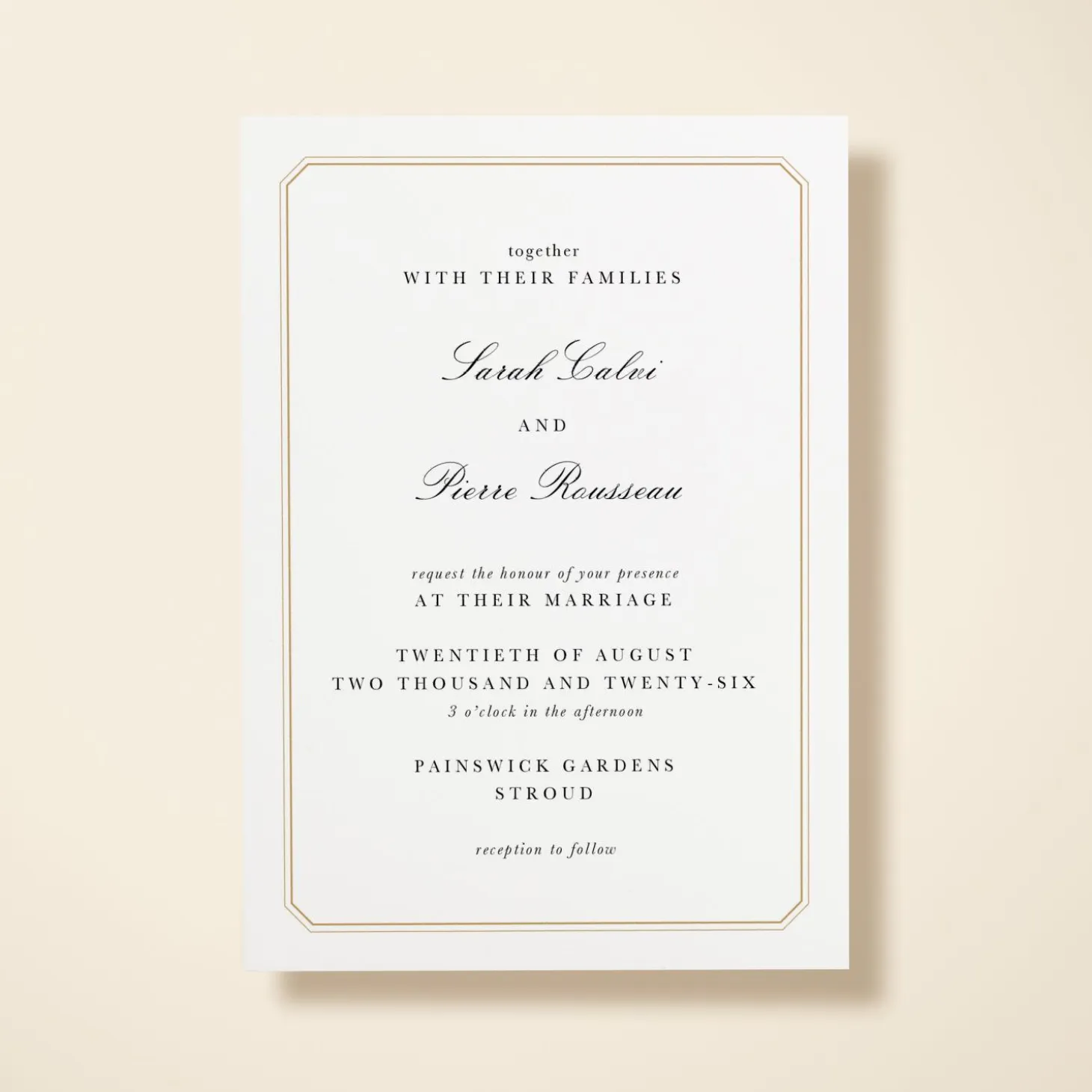 Elegant Double Border