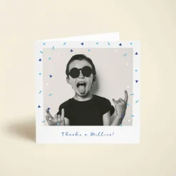 Falling Blue Confetti