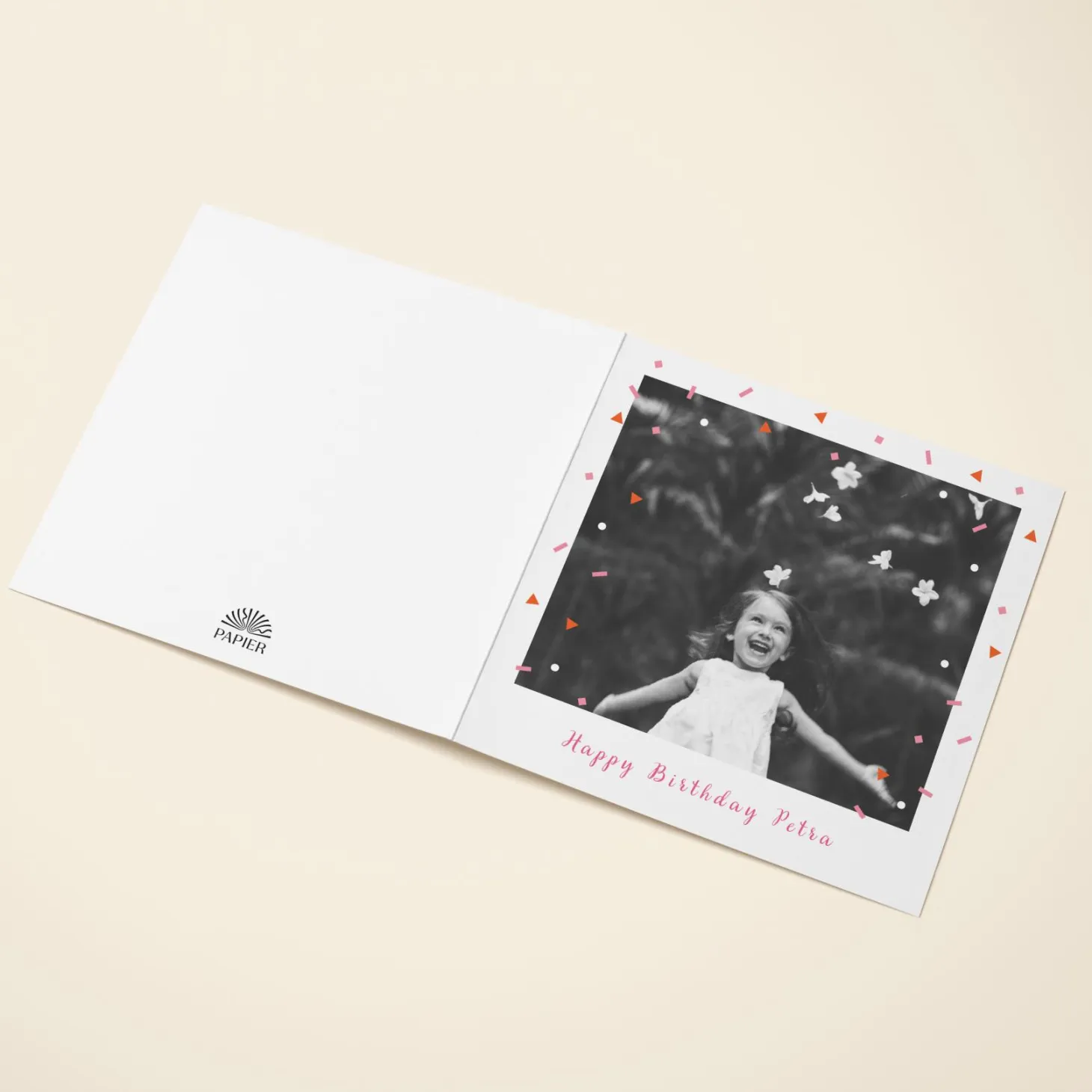 Falling Red Confetti