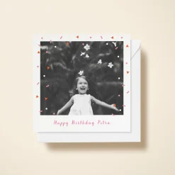 Falling Red Confetti