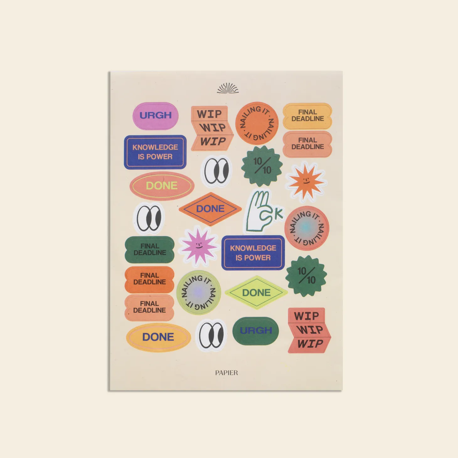 Find the Balance Academic Stickers