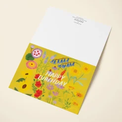 Floral Birthday Yellow