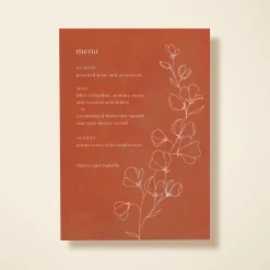 Floral Sculpture Rust
