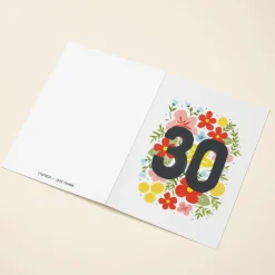 Floral 30th