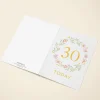 Floral Wreath 30th Birthday