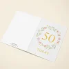 Floral Wreath 50th Birthday