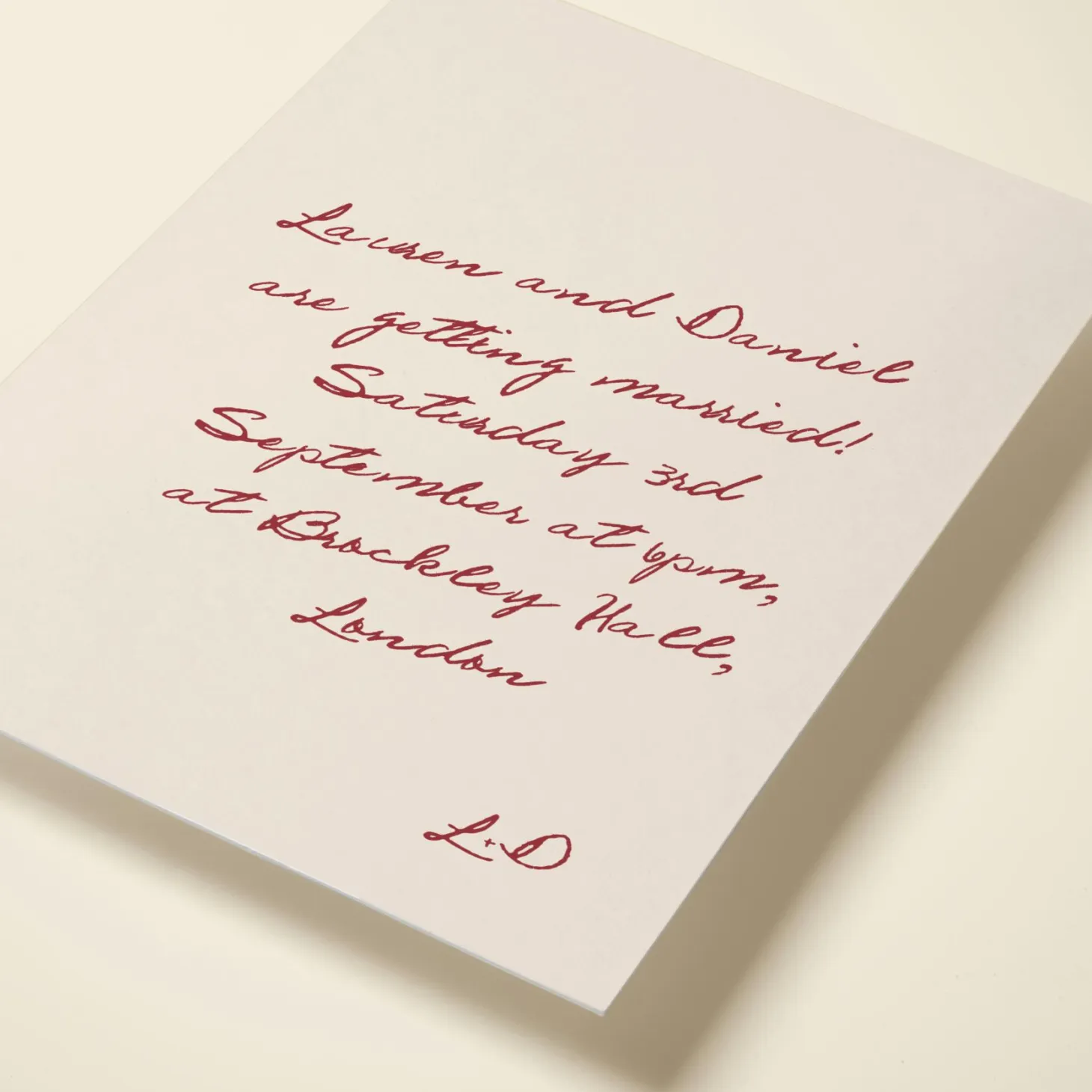 Handwritten