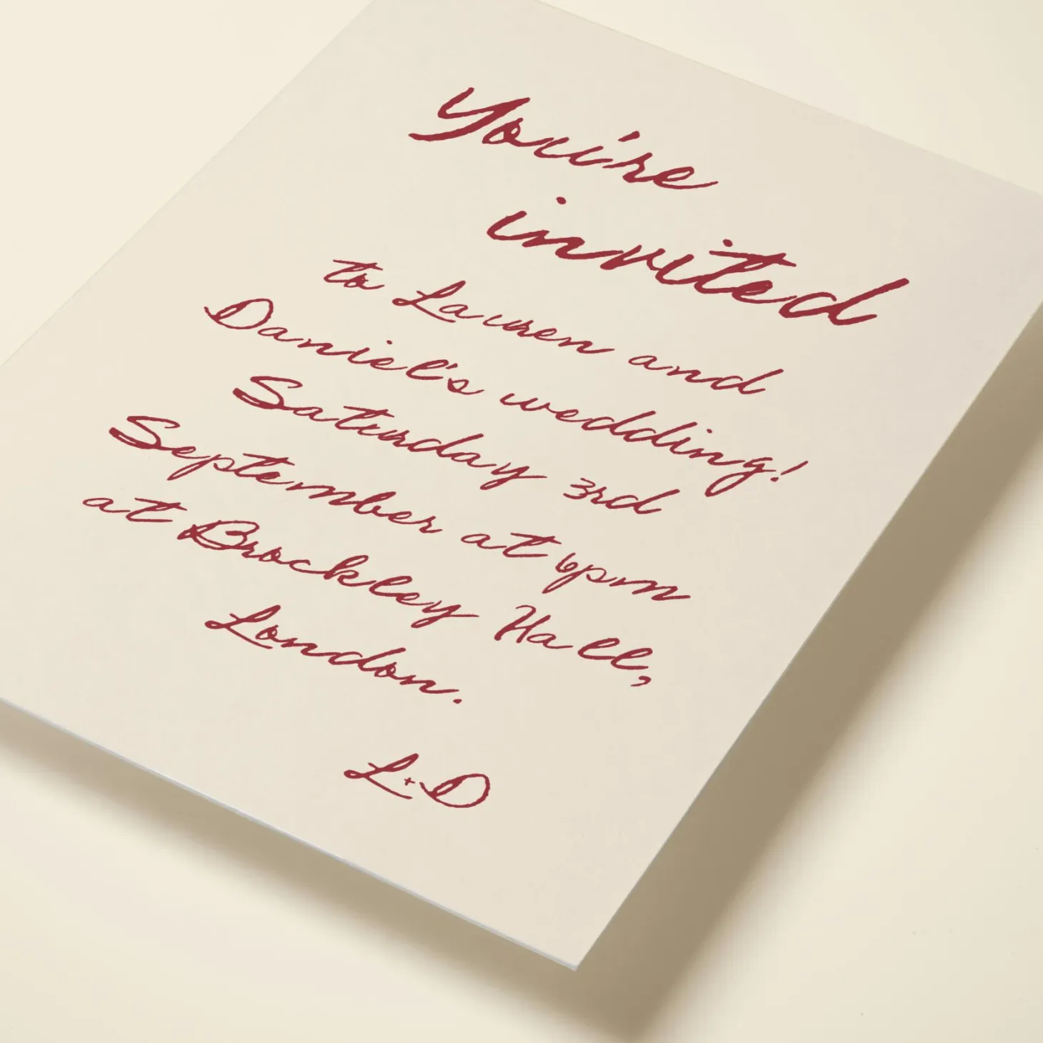 Handwritten