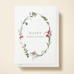 Happy Anniversary Wildflower Wreath
