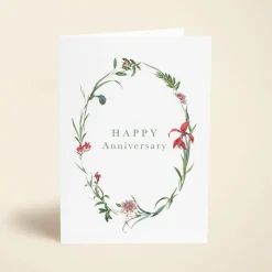 Happy Anniversary Wildflower Wreath