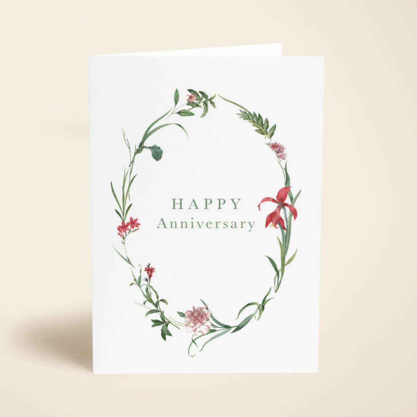 Happy Anniversary Wildflower Wreath