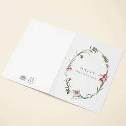 Happy Anniversary Wildflower Wreath
