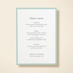 Mint Border