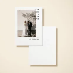 Modern Portrait Save The Date