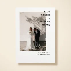 Modern Portrait Save The Date