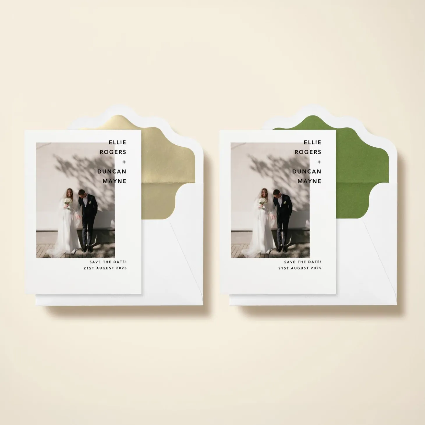 Modern Portrait Save The Date