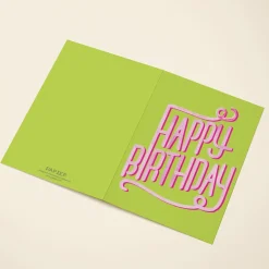Neon Birthday Lime