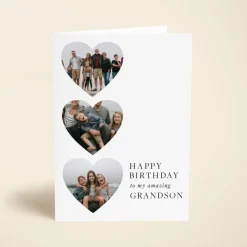 Photo Hearts Grandson