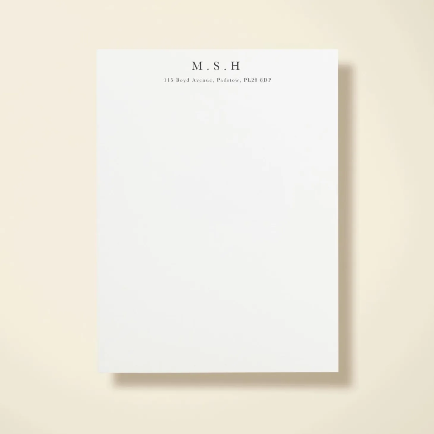 Serif Monogram