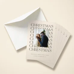 Typographic Christmas Photo