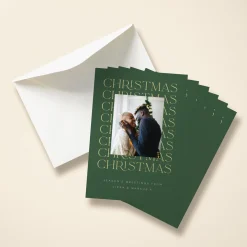 Typographic Christmas Photo