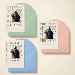 Typographic Christmas Photo