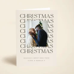 Typographic Christmas Photo