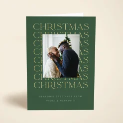 Typographic Christmas Photo