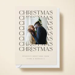 Typographic Christmas Photo