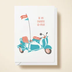 Vespa And Sidecar