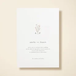 Wildflower Monogram