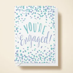 You're Engaged Confetti Blue